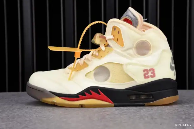 HYPE Jordan 5 Retro OFF-WHITE DH8565-100 Sail 0426